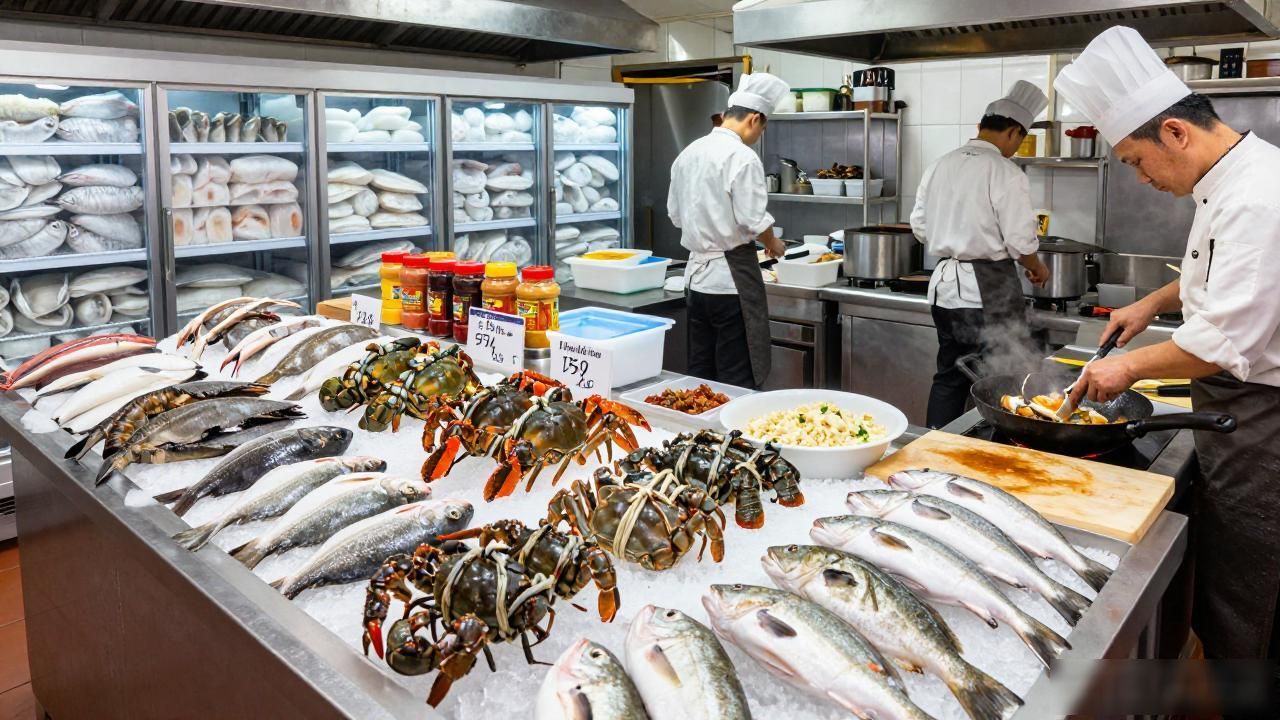 很多人爱吃的网红餐饮店被曝光，食材以假乱真，一直都是这么操作